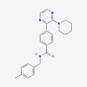 N-(3,4-dimethylphenyl)-1-isobutyryl-3,3-dimethylindoline-5-sulfonamide