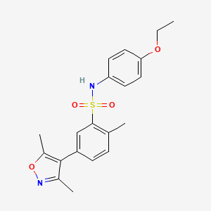 5-(3,5-dimethylisoxazol-4-yl)-N-(4-ethoxyphenyl)-2-methylbenzenesulfonamide
