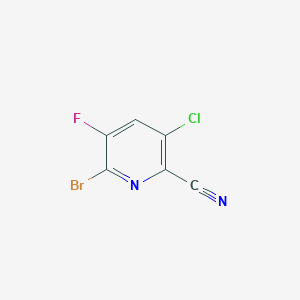6-Bromo-3-chloro-5-fluoropyridine-2-carbonitrile