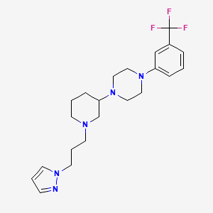 1-{1-[3-(1H-pyrazol-1-yl)propyl]-3-piperidinyl}-4-[3-(trifluoromethyl)phenyl]piperazine
