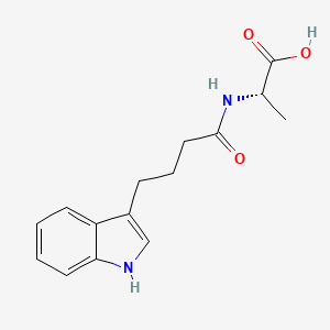 (2S)-2-[4-(1H-indol-3-yl)butanoylamino]propanoic acid