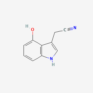 molecular formula C10H8N2O B1650588 4-羟基-1H-吲哚-3-乙腈 CAS No. 118573-52-7