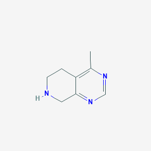 molecular formula C8H11N3 B1650599 4-Methyl-5,6,7,8-tetrahydropyrido[3,4-d]pyrimidine CAS No. 1187884-12-3