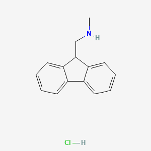 molecular formula C15H16ClN B1650600 (9H-Fluoren-9-ylmethyl)-methyl-amine hydrochloride CAS No. 1187930-52-4