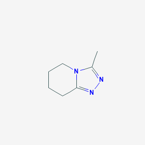 molecular formula C7H11N3 B1650608 3-Methyl-5,6,7,8-tetrahydro[1,2,4]triazolo[4,3-a]pyridine CAS No. 118872-35-8