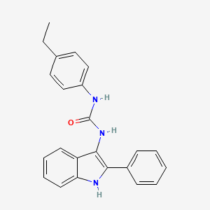 1-(4-ethylphenyl)-3-(2-phenyl-1H-indol-3-yl)urea