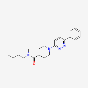 N-butyl-N-methyl-1-(6-phenylpyridazin-3-yl)piperidine-4-carboxamide