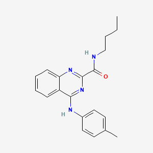 N-butyl-4-[(4-methylphenyl)amino]quinazoline-2-carboxamide