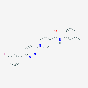 molecular formula C24H25FN4O B1650672 N-(3,5-dimethylphenyl)-1-[6-(3-fluorophenyl)pyridazin-3-yl]piperidine-4-carboxamide CAS No. 1189729-44-9