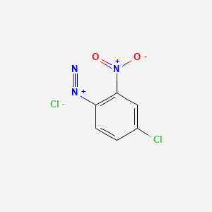 Benzenediazonium, 4-chloro-2-nitro-, chloride