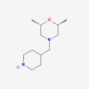 (2R,6S)-2,6-dimethyl-4-[(piperidin-4-yl)methyl]morpholine