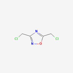 molecular formula C4H4Cl2N2O B1650739 3,5-Bis(chloromethyl)-1,2,4-oxadiazole CAS No. 1194-01-0