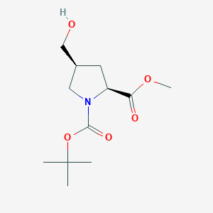 (2S,4S)-1-tert-butyl 2-methyl 4-(hydroxymethyl)pyrrolidine-1,2-dicarboxylate