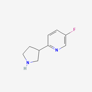 5-Fluoro-2-(pyrrolidin-3-YL)pyridine