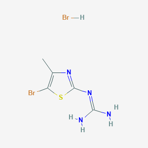 1-(5-Bromo-4-methylthiazol-2-yl)guanidine hydrobromide