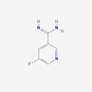 3-Pyridinecarboximidamide, 5-fluoro-