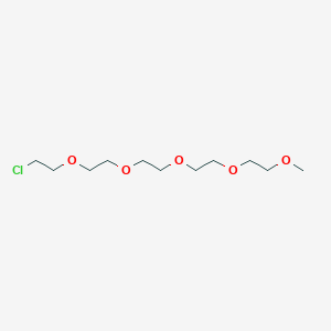 molecular formula C11H23ClO5 B1650786 16-Chloro-2,5,8,11,14-pentaoxahexadecane CAS No. 120259-67-8
