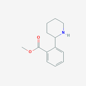 molecular formula C13H17NO2 B1650793 Methyl 2-(piperidin-2-yl)benzoate CAS No. 1203798-96-2