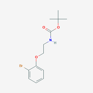 molecular formula C13H18BrNO3 B1650796 tert-Butyl [2-(2-bromophenoxy)ethyl]carbamate CAS No. 1204333-53-8