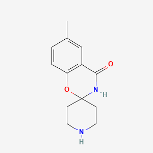 molecular formula C13H16N2O2 B1650797 6-Methylspiro[benzo[e][1,3]oxazine-2,4'-piperidin]-4(3H)-one CAS No. 1204346-46-2