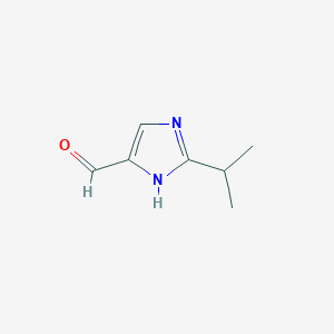 molecular formula C7H10N2O B1650800 2-isopropyl-1H-imidazole-5-carbaldehyde CAS No. 120556-21-0