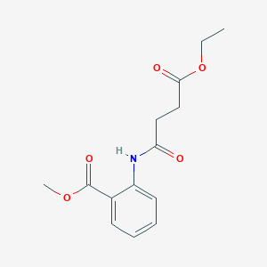Methyl 2-(4-ethoxy-4-oxobutanamido)benzoate