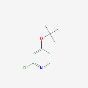 molecular formula C9H12ClNO B1650831 4-(Tert-butoxy)-2-chloropyridine CAS No. 1209458-59-2