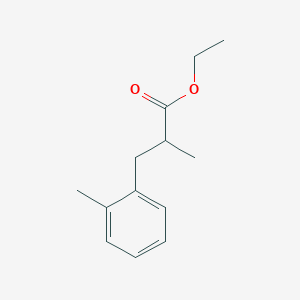 molecular formula C13H18O2 B1650833 Ethyl 2-methyl-3-(2-methylphenyl)propanoate CAS No. 120958-27-2