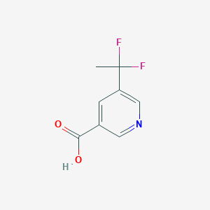 5-(1,1-Difluoroethyl)pyridine-3-carboxylic acid