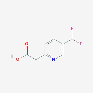 5-(Difluoromethyl)pyridine-2-acetic acid