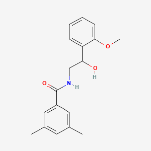 N-[2-hydroxy-2-(2-methoxyphenyl)ethyl]-3,5-dimethylbenzamide
