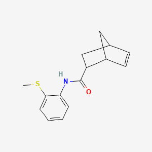 N-(2-Methylsulfanylphenyl)bicyclo[2.2.1]hept-5-ene-2-carboxamide