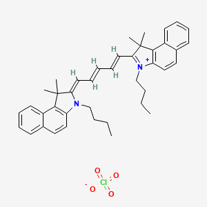 4,5:4',5'-Dibenzo-1,1'-dibutyl-3,3,3',3'-tetramethylindadicarbocyanine perchlorate