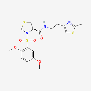 4-(1-methyl-1H-benzimidazol-2-yl)-N-phenylpiperazine-1-carboxamide