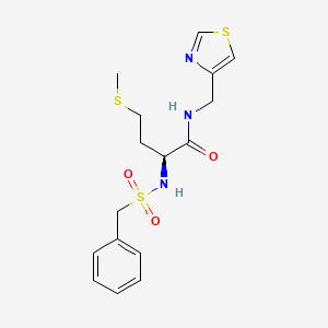 N-cycloheptyl-1-(3-fluoro-2-methylphenyl)-5-pyridin-2-yl-1H-1,2,3-triazole-4-carboxamide