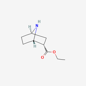 molecular formula C9H15NO2 B1651032 （1S,2S,4R）-7-氮杂双环[2.2.1]庚烷-2-羧酸乙酯 CAS No. 1217977-76-8