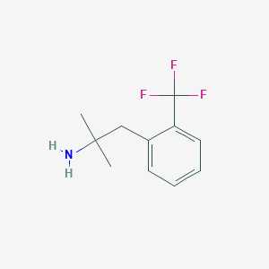 2-Methyl-1-(2-(trifluoromethyl)phenyl)propan-2-amine