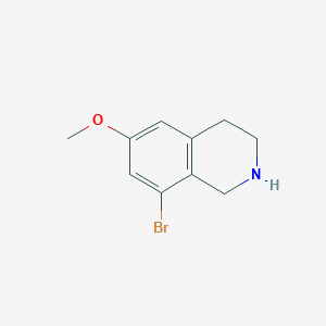 molecular formula C10H12BrNO B1651067 8-Bromo-6-methoxy-1,2,3,4-tetrahydroisoquinoline CAS No. 1220694-87-0