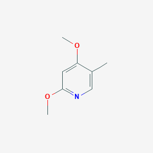 molecular formula C8H11NO2 B1651101 2,4-二甲氧基-5-甲基吡啶 CAS No. 1227574-94-8