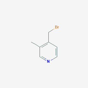 molecular formula C7H8BrN B1651103 4-(Bromomethyl)-3-methylpyridine CAS No. 1227585-55-8