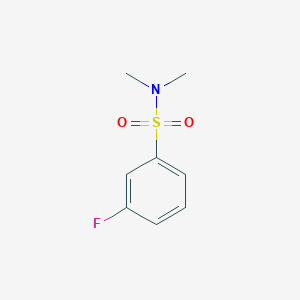 molecular formula C8H10FNO2S B1651110 3-fluoro-N,N-dimethylbenzenesulfonamide CAS No. 1228432-05-0