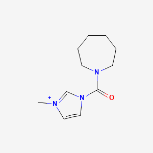 3-(Azepane-1-carbonyl)-1-methyl-1H-imidazol-3-ium