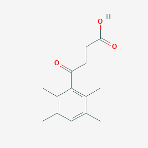 molecular formula C14H18O3 B165112 4-(2,3,5,6-四甲基苯基)-4-氧代丁酸 CAS No. 134948-69-9