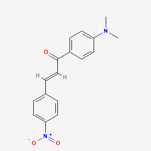 molecular formula C17H16N2O3 B1651130 trans-4'-Dimethylamino-4-nitrochalcone CAS No. 1234-17-9