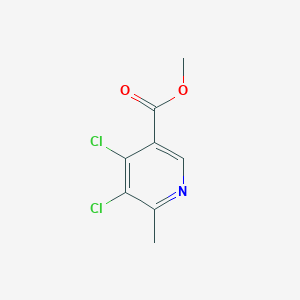 molecular formula C8H7Cl2NO2 B1651184 Methyl 4,5-dichloro-6-methylnicotinate CAS No. 1240832-76-1