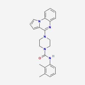 N-(2,3-dimethylphenyl)-4-pyrrolo[1,2-a]quinoxalin-4-ylpiperazine-1-carboxamide