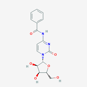 molecular formula C₁₆H₁₇N₃O₆ B016512 N4-Benzoylcytidine CAS No. 13089-48-0