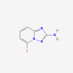 molecular formula C6H5IN4 B1651230 5-Iodo-[1,2,4]triazolo[1,5-a]pyridin-2-amine CAS No. 1245645-07-1