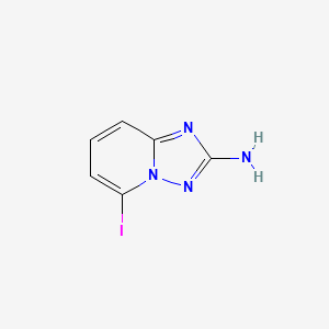 molecular formula C6H5IN4 B1651230 5-碘-[1,2,4]三唑并[1,5-a]吡啶-2-胺 CAS No. 1245645-07-1