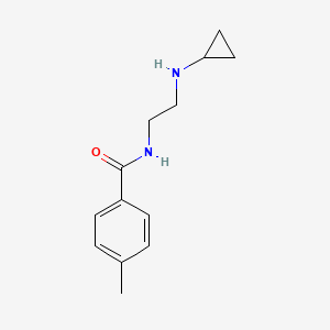 molecular formula C13H18N2O B1651245 N-[2-(cyclopropylamino)ethyl]-4-methylbenzamide CAS No. 1249294-24-3